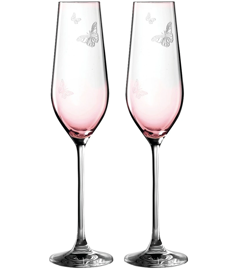 Royal Albert Miranda Kerr Pink Flute - Set of 2