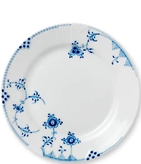 Royal Copenhagen Blue Elements Floral Pattern Geometric Motif Salad Plate