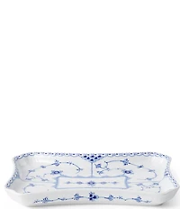 Royal Copenhagen Blue Fluted Half Lace Collection Square Dish