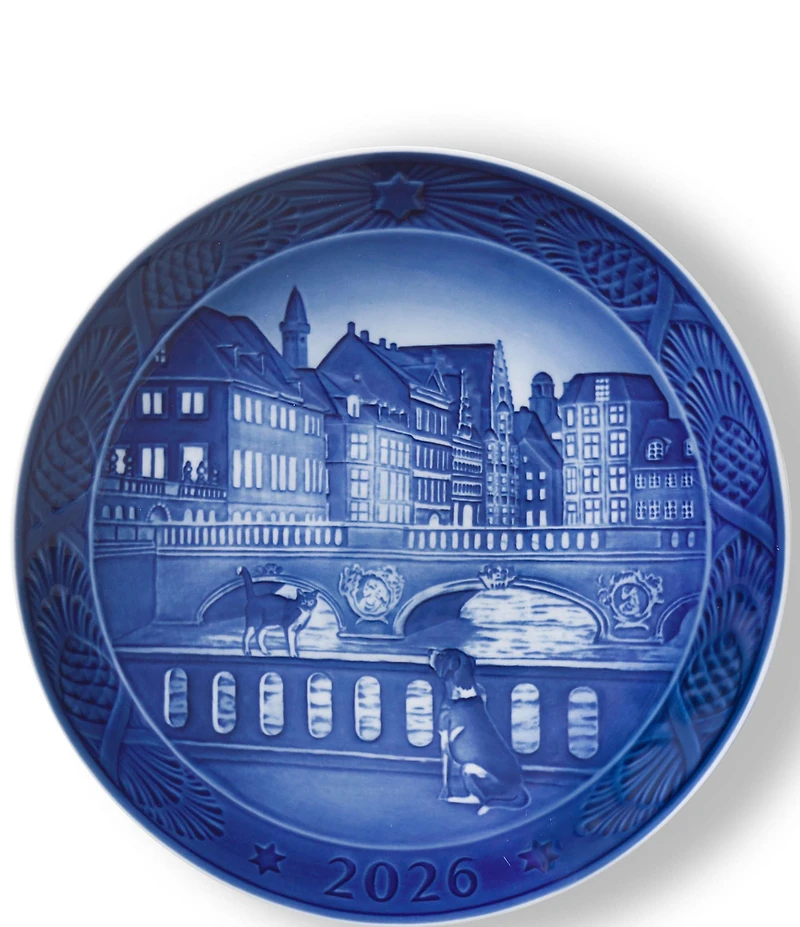 Royal Copenhagen The Marble Bridge 2026 Christmas Plate