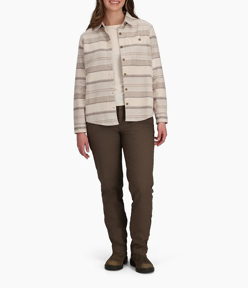 Royal Robbins Clouds Rest Hemp Organic Cotton Blended Point Collar Chest Pocket Button Front Shirt