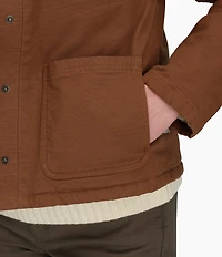 Royal Robbins El Cap Organic Cotton Stretch Canvas Point Collar Snap Front Shacket