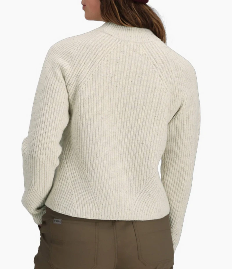 Royal Robbins Rockcraft Double Layer Mock Neck Long Sleeve Merino Wool Sweater