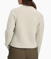 Royal Robbins Rockcraft Double Layer Mock Neck Long Sleeve Merino Wool Sweater