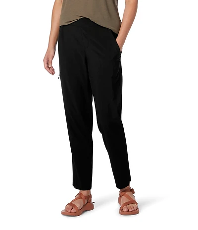 Royal Robbins Spotless Evolution Stretch Flat Front Elastic Waist Pull-On Straight Leg Pants