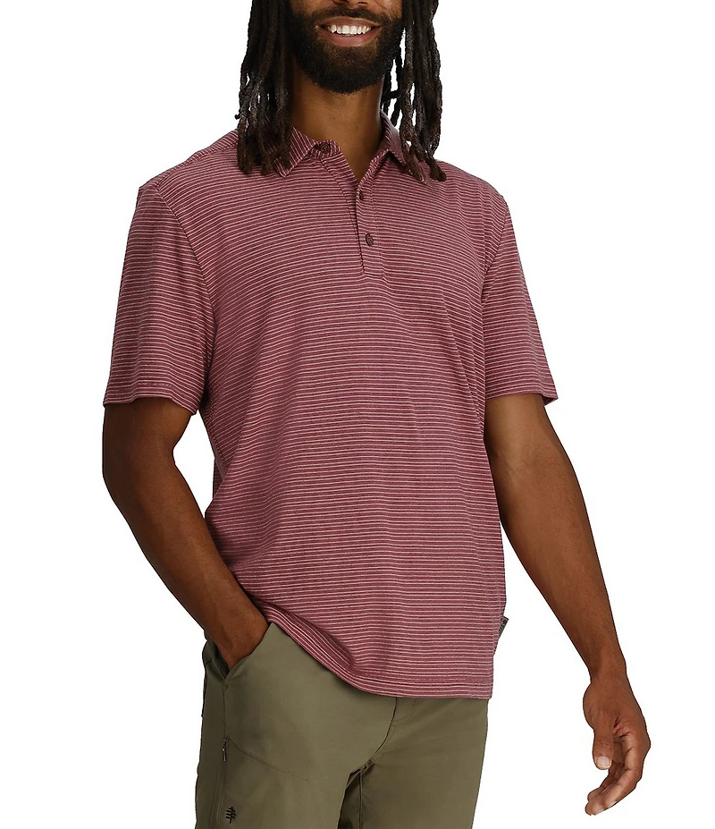 Royal Robbins Vacationer Stripe Short-Sleeve Polo Shirt