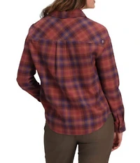 Royal Robbins Womens Lieback Organic Cotton Point Collar Button Front Shirt