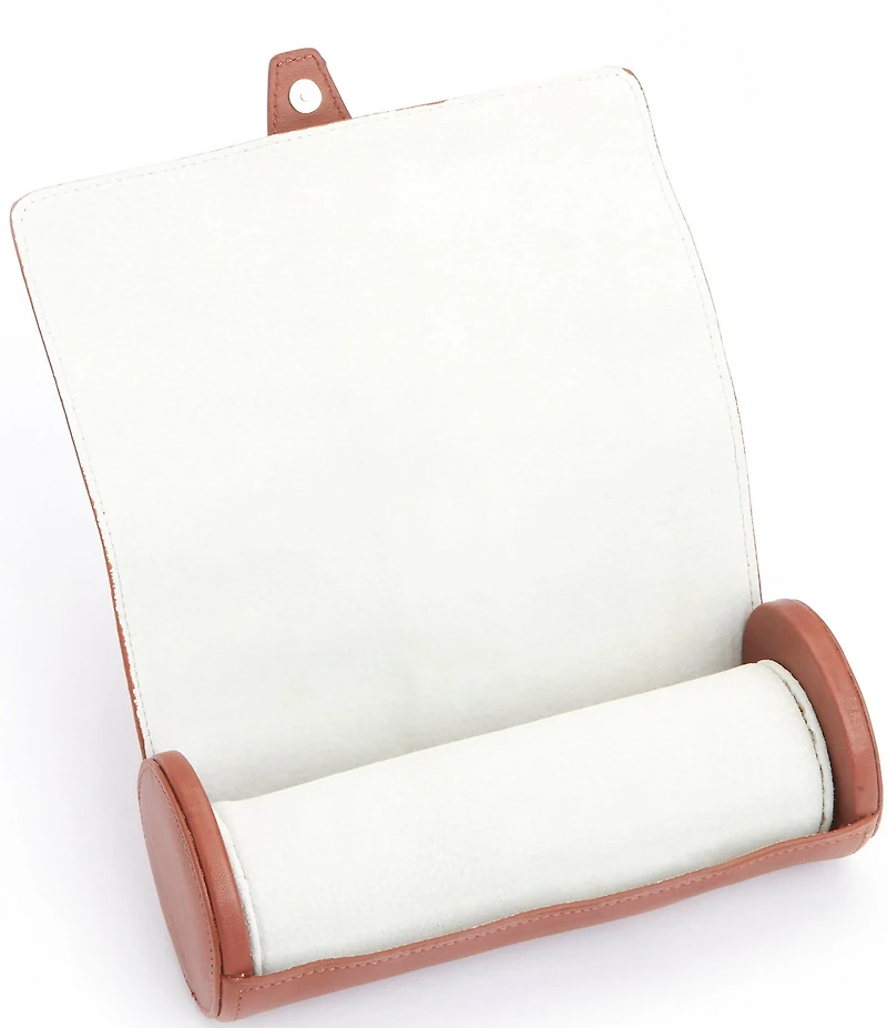 ROYCE New York Deluxe Leather Watch Roll