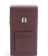 ROYCE New York Leather Connoisseur Wine Carrier
