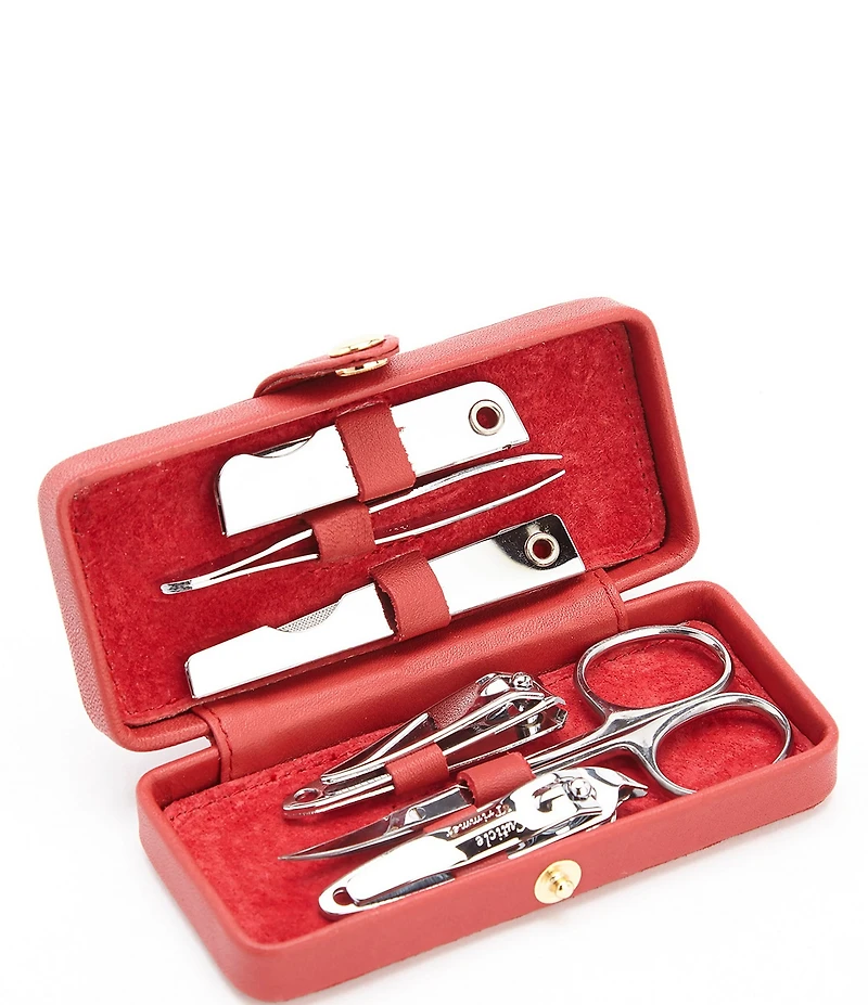 ROYCE New York Leather Framed Manicure Set