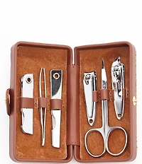 ROYCE New York Leather Framed Manicure Set