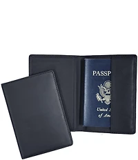 ROYCE New York Leather RFID-Blocking Passport Case