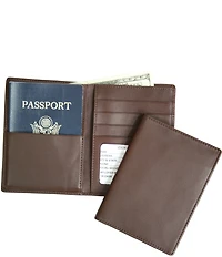 ROYCE New York Leather RFID Blocking Passport Organizer