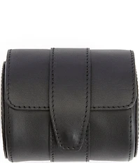 ROYCE New York Single Leather Executive Travel Roll