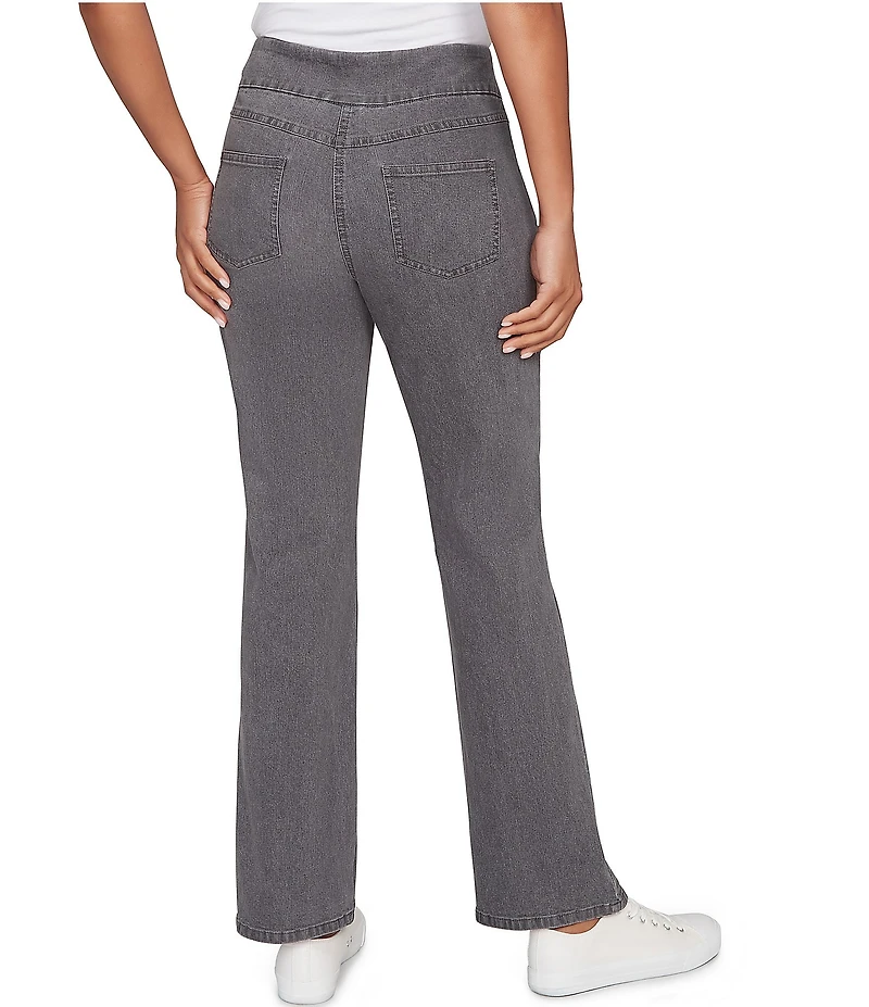 Ruby Rd. Bootcut Flare Leg Pull-On Jeans