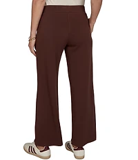 Ruby Rd. Coordinating Scuba Pique Wide Leg Pull-On Pants