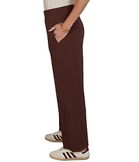 Ruby Rd. Coordinating Scuba Pique Wide Leg Pull-On Pants