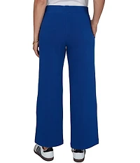 Ruby Rd. Coordinating Scuba Pique Wide Leg Pull-On Pants