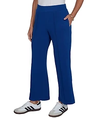 Ruby Rd. Coordinating Scuba Pique Wide Leg Pull-On Pants