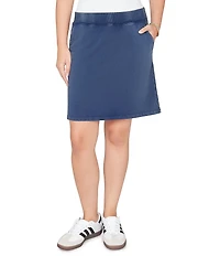 Ruby Rd. French Terry Ribbed Waist Pull-On Skort