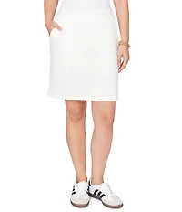 Ruby Rd. French Terry Ribbed Waist Pull-On Skort
