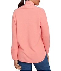 Ruby Rd. Knit Cowl Neck Long Sleeve Cozy Top