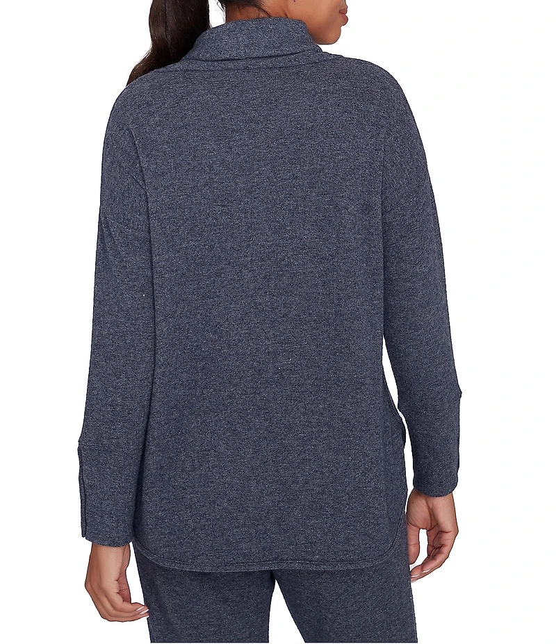 Ruby Rd. Knit Cowl Neck Long Sleeve Cozy Top