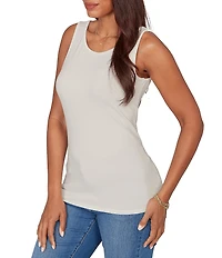 Ruby Rd. Knit Jersey Reversable Neckline Sleeveless Tank