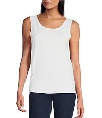 Ruby Rd. Knit Scoop Neck Sleeveless Tank
