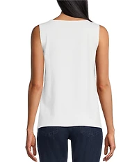 Ruby Rd. Knit Scoop Neck Sleeveless Tank