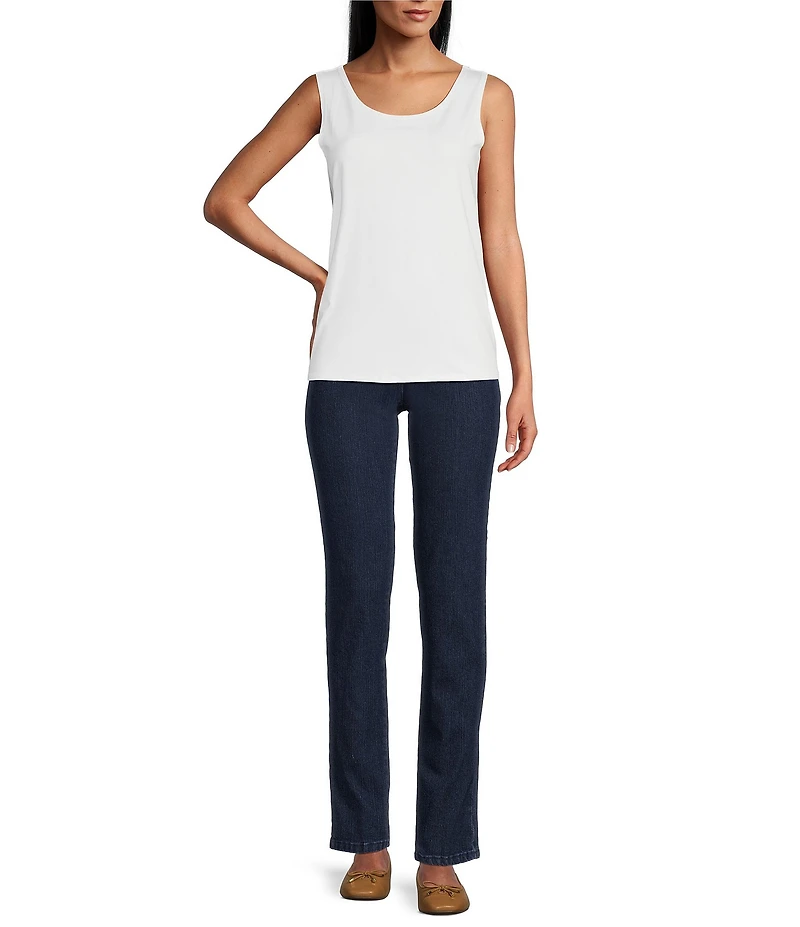 Ruby Rd. Knit Scoop Neck Sleeveless Tank