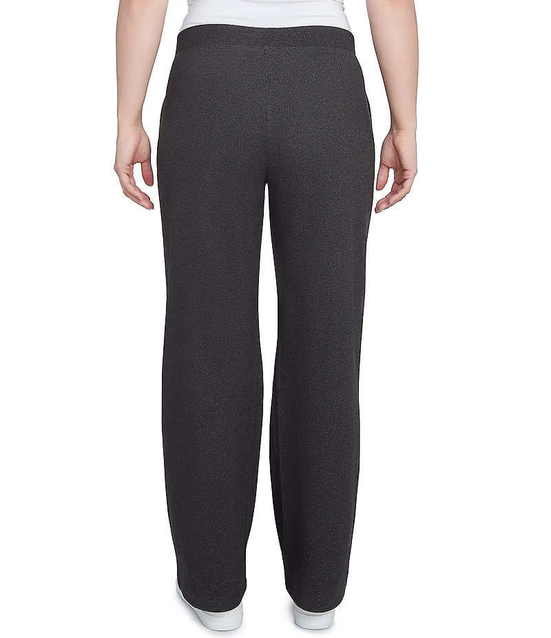 Ruby Rd. Luxe Rib Straight Leg Pull-On Pants