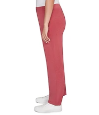 Ruby Rd. Luxe Ribbed Wide-Leg Pull-On Coordinating Pants