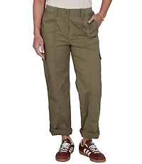 Ruby Rd. Petite Size Cargo Rolled Cuff Pants