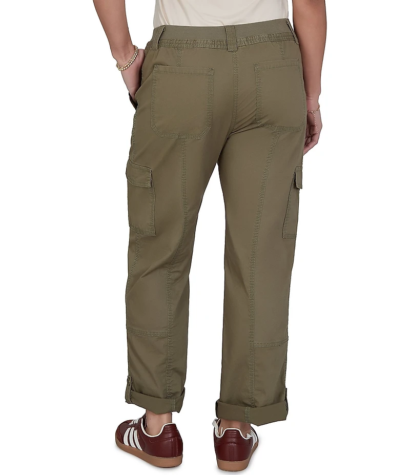 Ruby Rd. Petite Size Cargo Rolled Cuff Pants