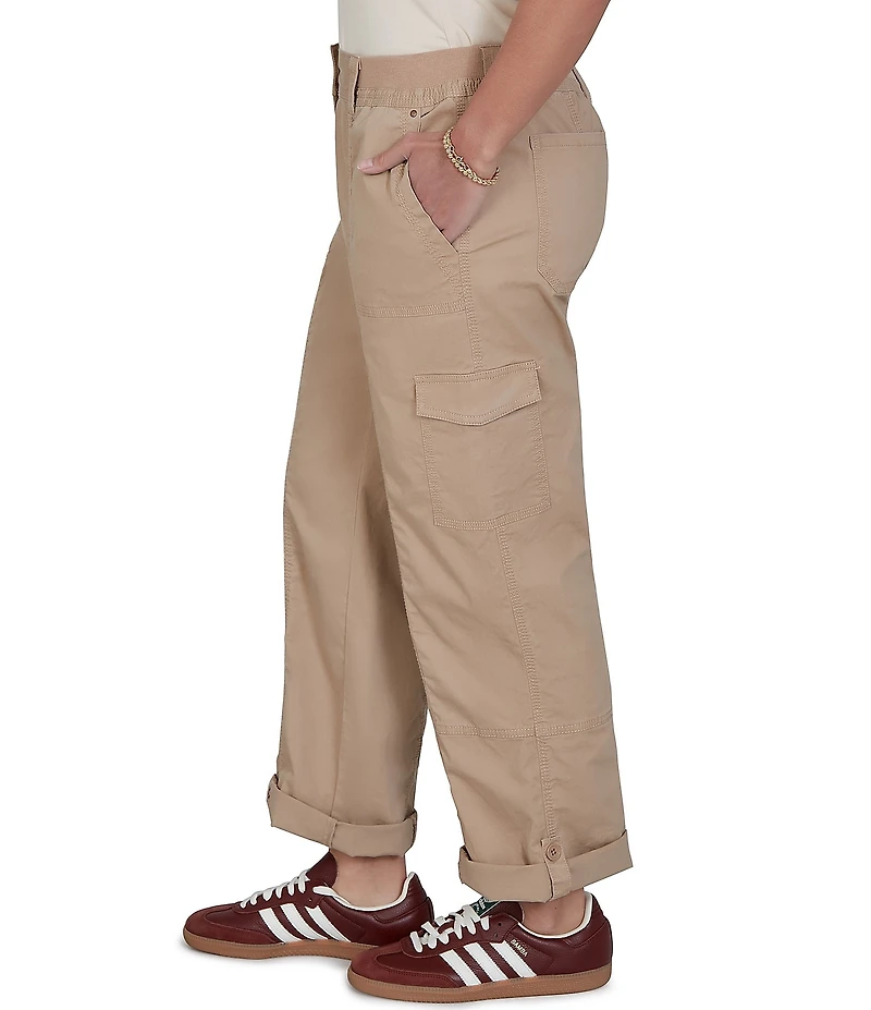 Ruby Rd. Petite Size Cargo Rolled Cuff Pants