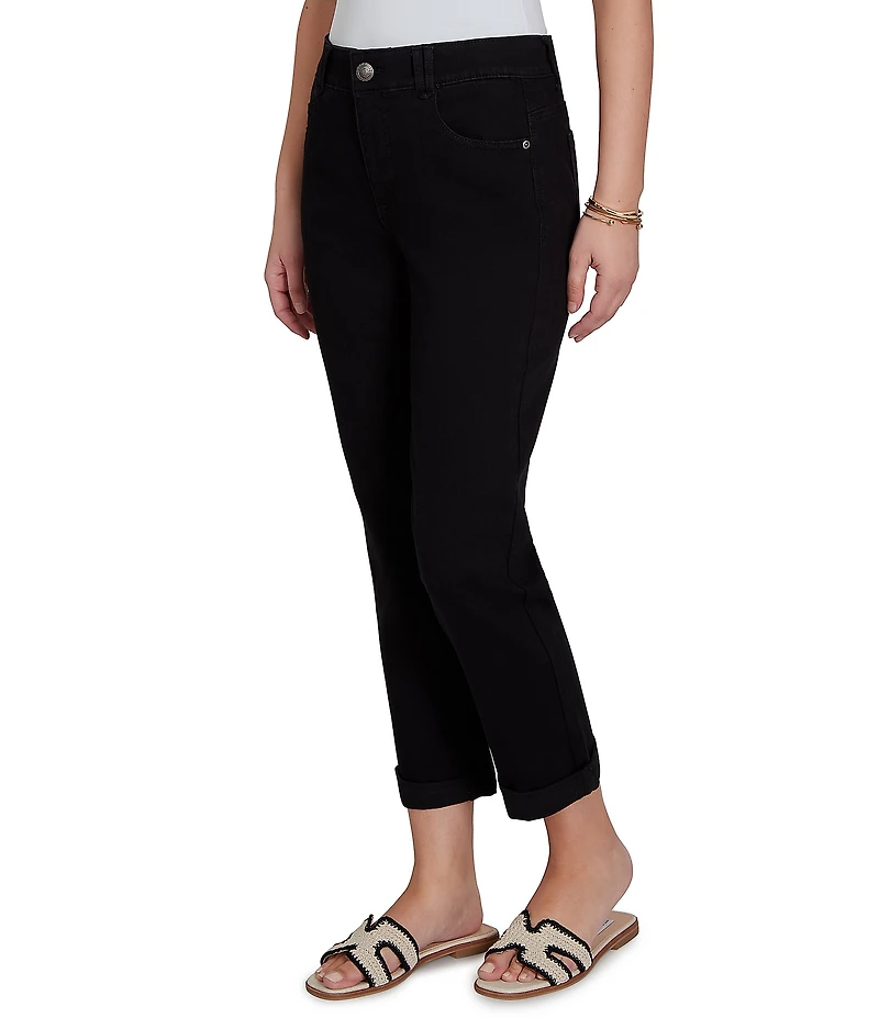 Ruby Rd. Petite Size Denim Girlfriend Jeans