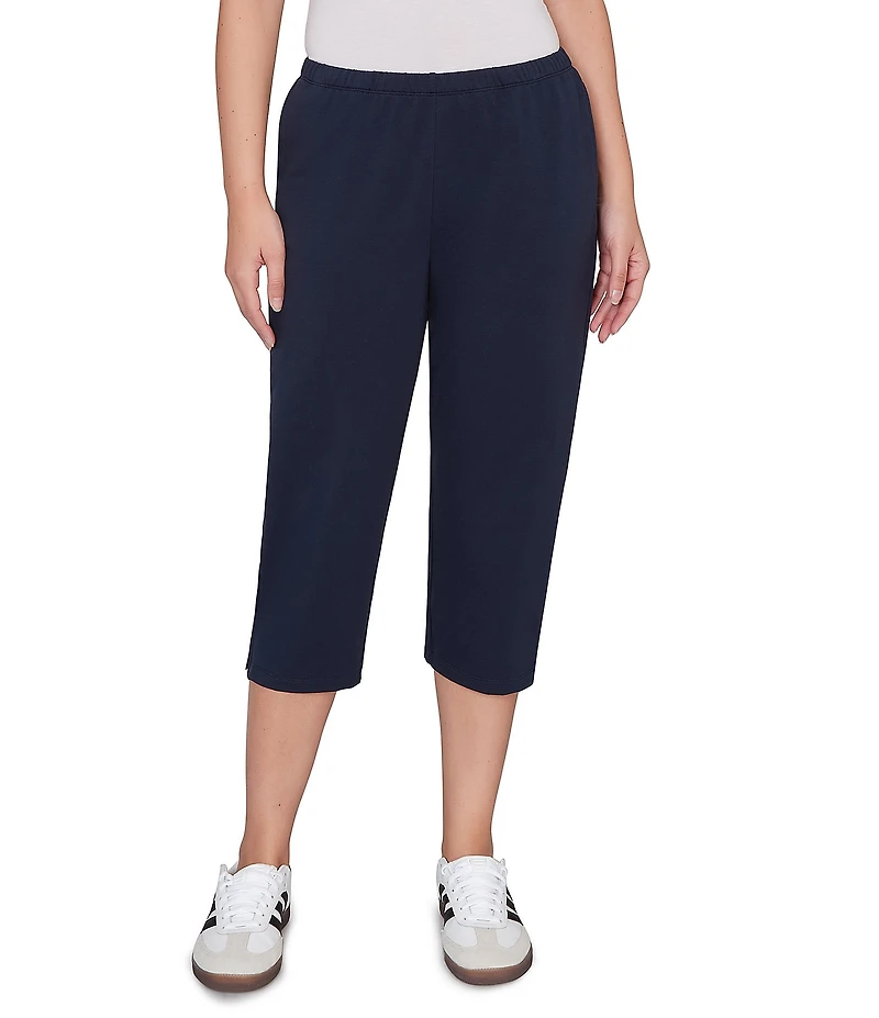 Ruby Rd. Petite Size French Terry Knit Pull-On Pants