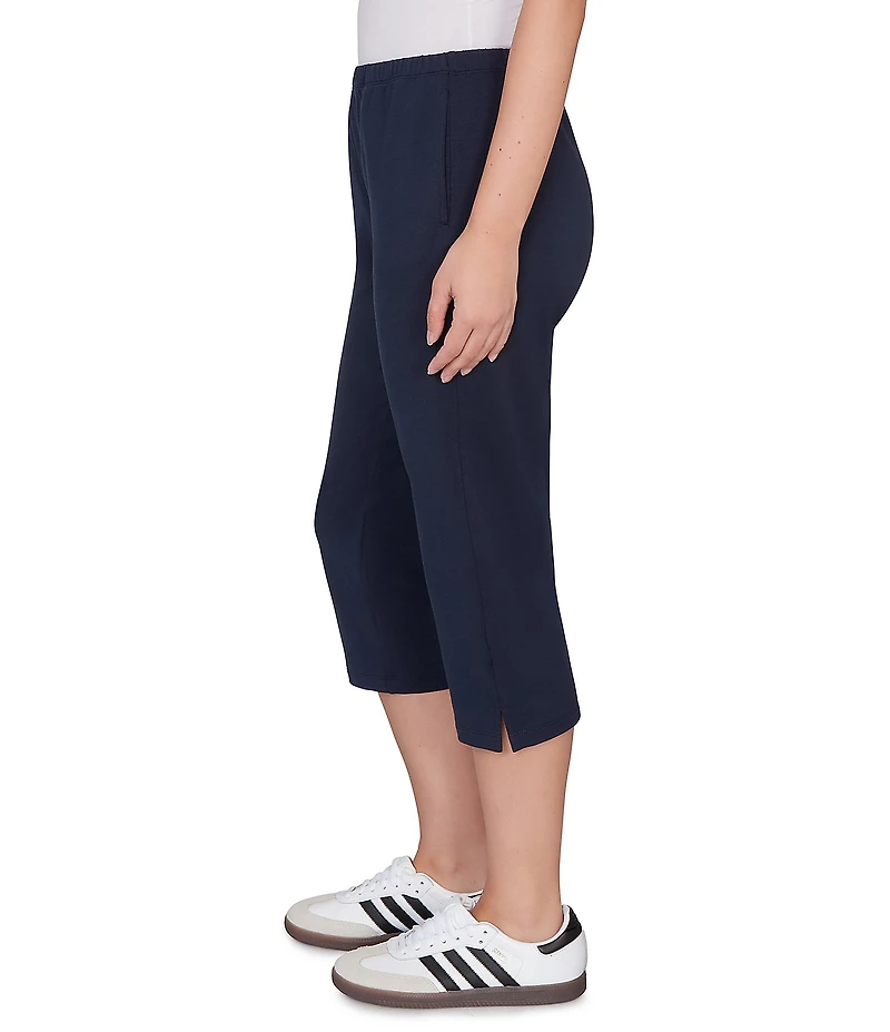 Ruby Rd. Petite Size French Terry Knit Pull-On Pants