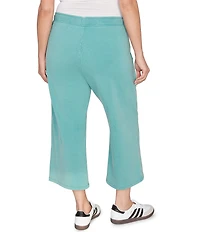 Ruby Rd. Petite Size French Terry Relaxed Pull-On Pants