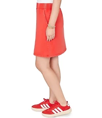 Ruby Rd. Petite Size French Terry Ribbed Waist Pull-On Skort