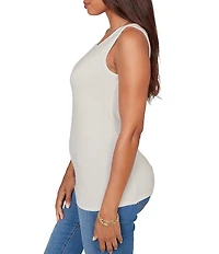 Ruby Rd. Petite Size Jersey Knit Reversible Neck Sleeveless Tank