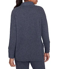 Ruby Rd. Petite Size Knit Cowl Neck Long Sleeve Cozy Top