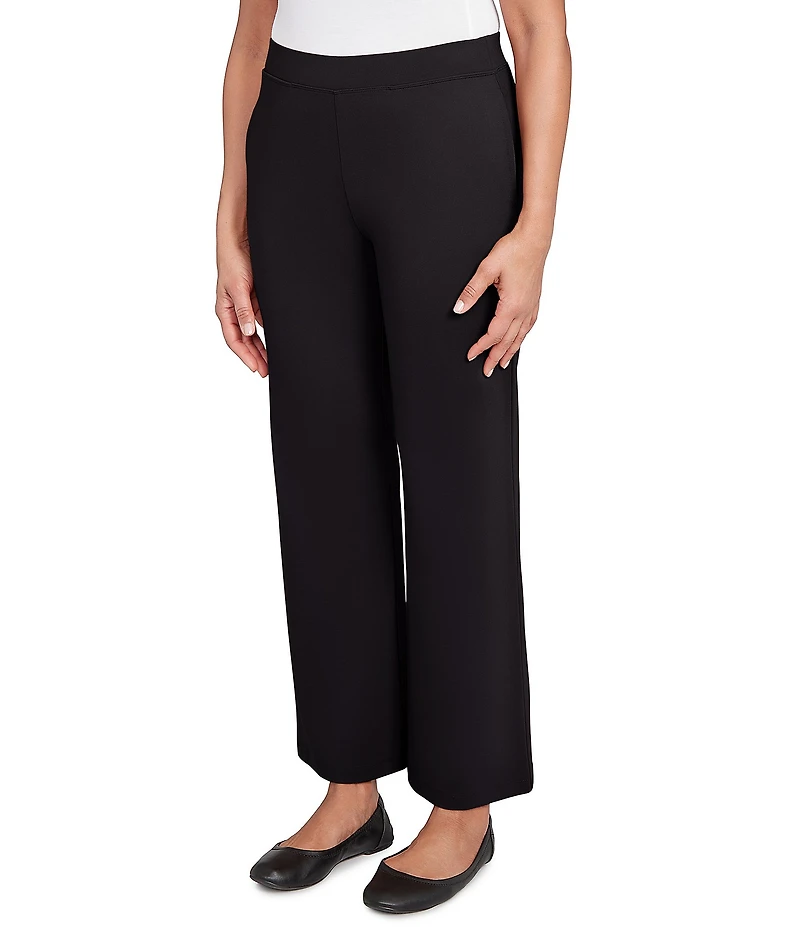 Ruby Rd. Petite Size Luxe Double Knit Tailored Pull-On Pants