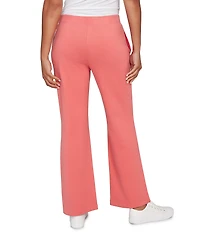 Ruby Rd. Petite Size Luxe Ribbed Textured Pull-On Pants