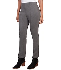 Ruby Rd. Petite Size Ponte Knit Pintuck Pull-On Pants