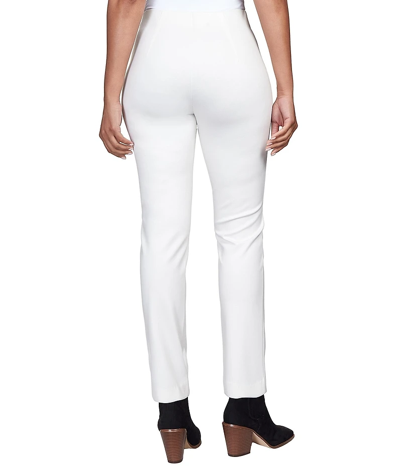 Ruby Rd. Petite Size Ponte Knit Pintuck Pull-On Pants