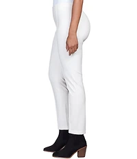 Ruby Rd. Petite Size Ponte Knit Pintuck Pull-On Pants