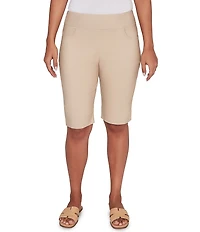 Ruby Rd. Petite Size Silky Tech Bermuda Pull-On Shorts