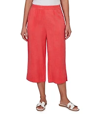 Ruby Rd. Petite Size Soft Double Gauze Relaxed Pull-On Pant